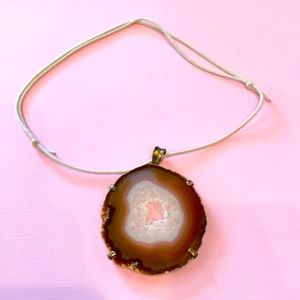 Geode necklace